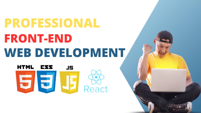 Be your frontend web developer using react, html, css, bootstrap ...
