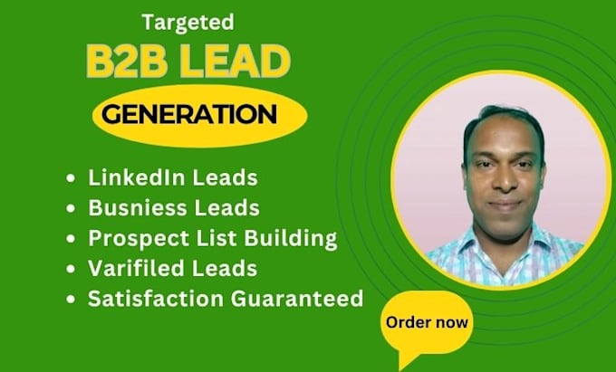 Do b2b lead, targeted business leads and email list building by Lead ...