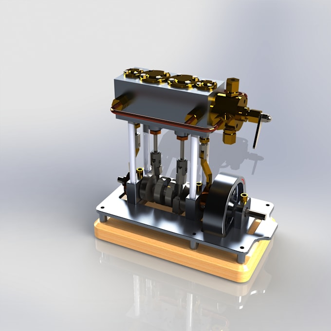 do mechanical design, animation and 2d drawing to 3d model