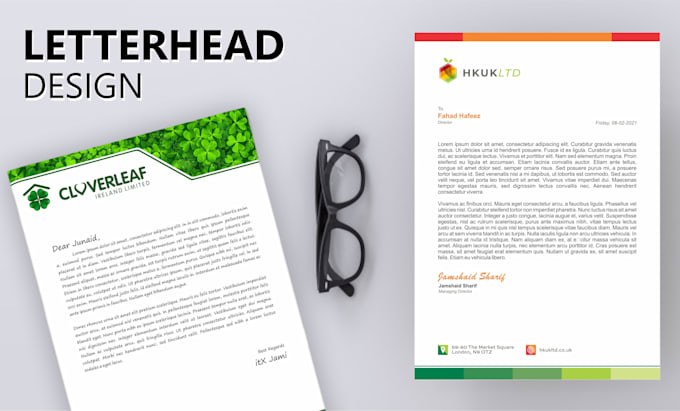 design professional letterhead for your business