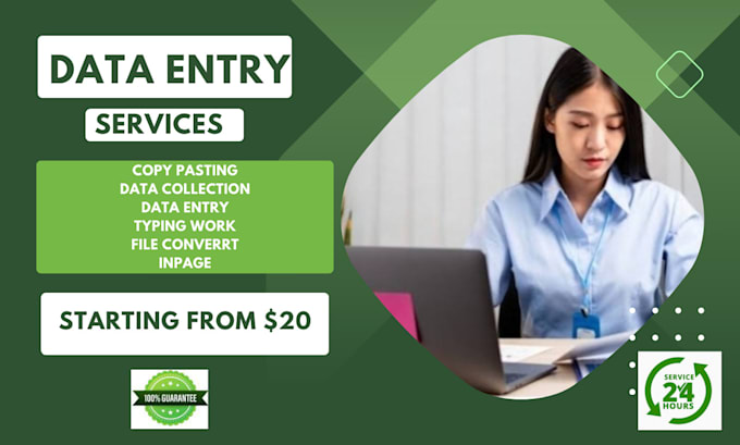 do form filling job for any data entry projects