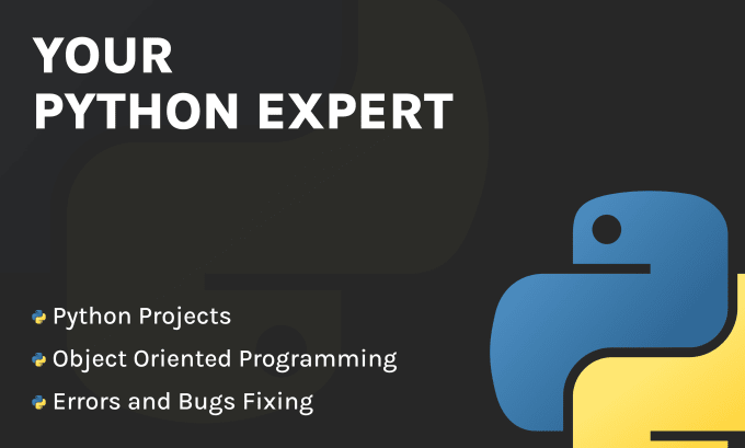 Your python problem solver expert coding services by M_nouman_1 | Fiverr