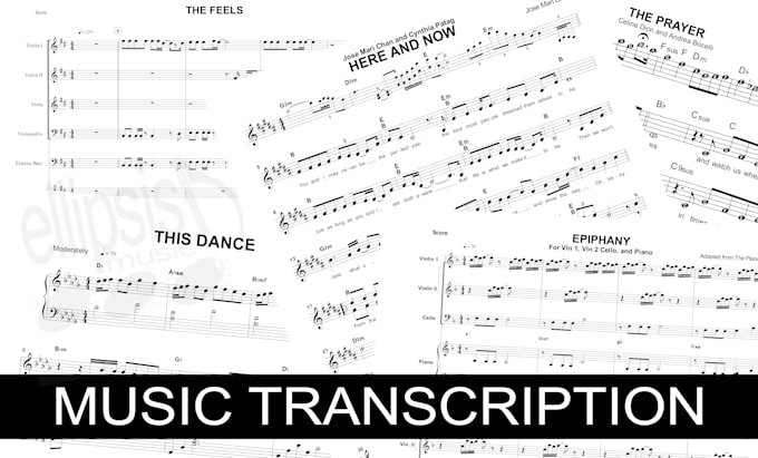 transcribe any song into sheet music
