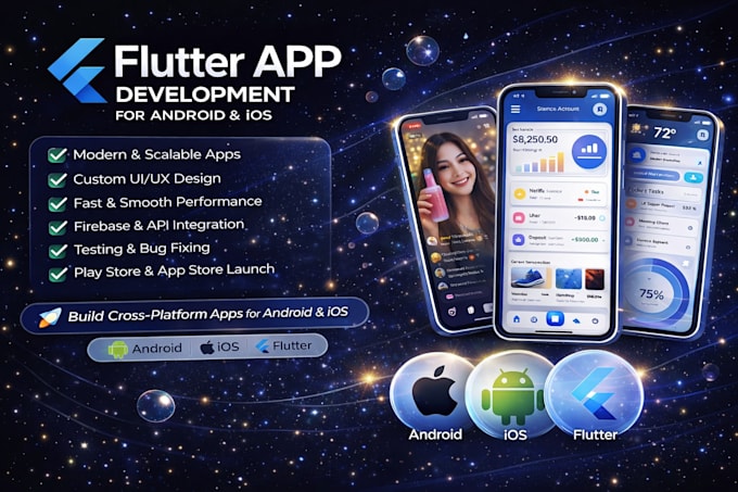 develop your android and ios app with flutter