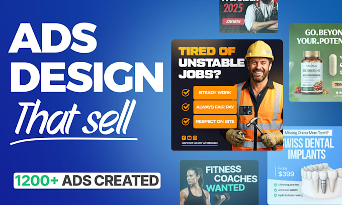 design static facebook and instagram ad creatives