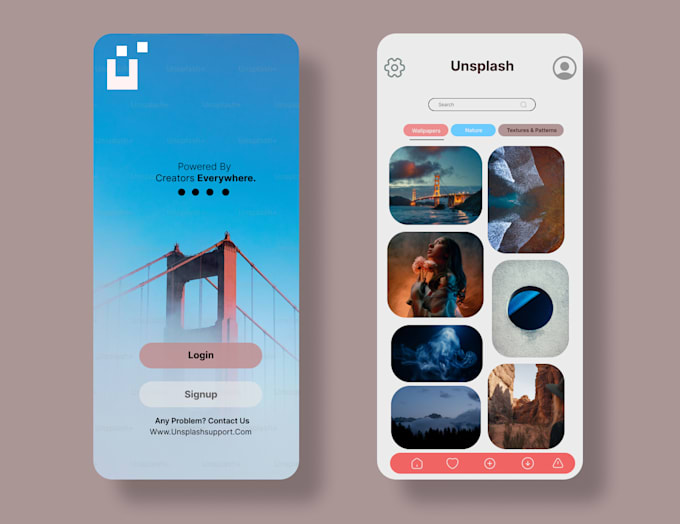 Do ui ux for your application in figma and adobe xd by Haadi_gfx | Fiverr
