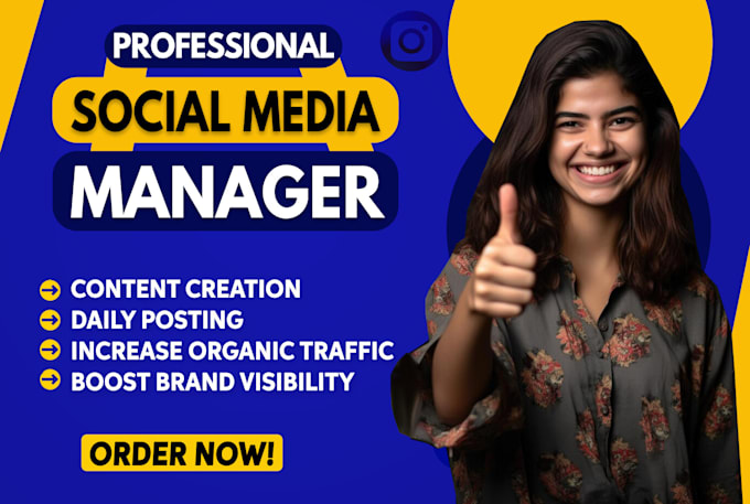 Be your social media manager and content creator by Social_key | Fiverr