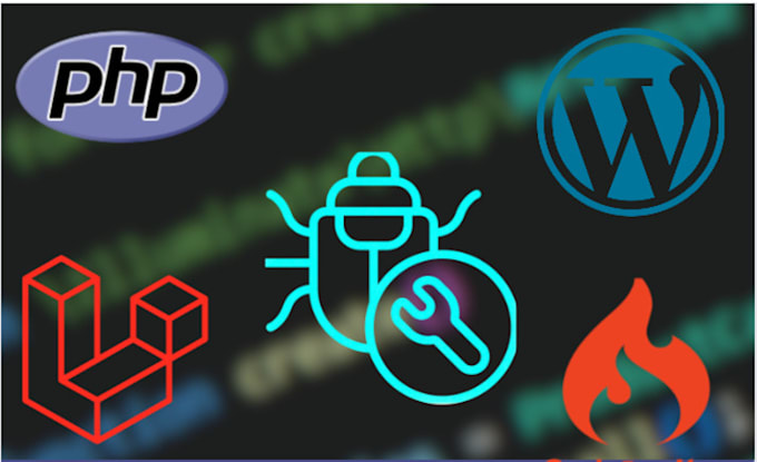 develop or solve issues in PHP, laravel