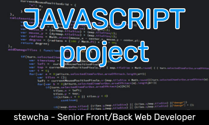 make everything with javascript