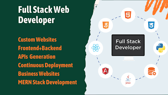 Be your full stack web developer using react, angular, vue, nodejs by ...