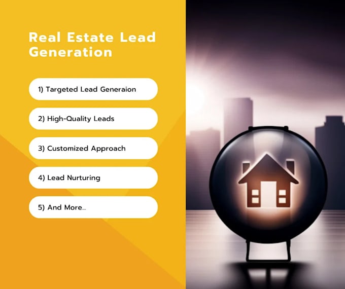 Target real estate and b2b leads generation and provide a gmail list