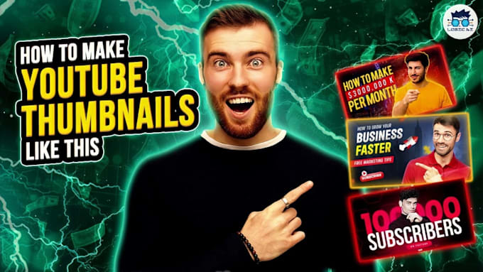 make a youtube thumbnail for you