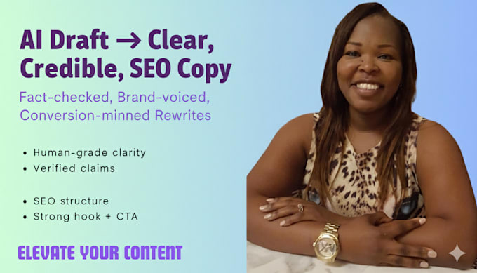 transform your ai draft into clear, SEO ready copy