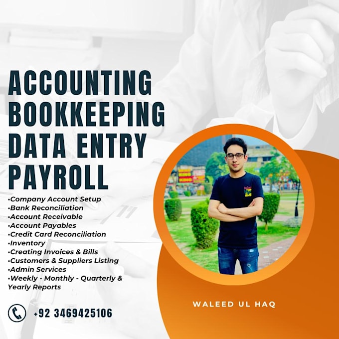 do accounting bookkeeping data entry and payroll in zoho qbo excel