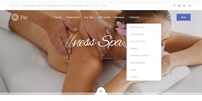 build tattoo, barber, fitness, spa and bar wordpress website