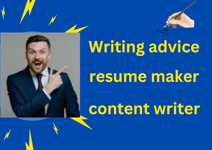 do resume writing advice, article copywriting, and CV in english