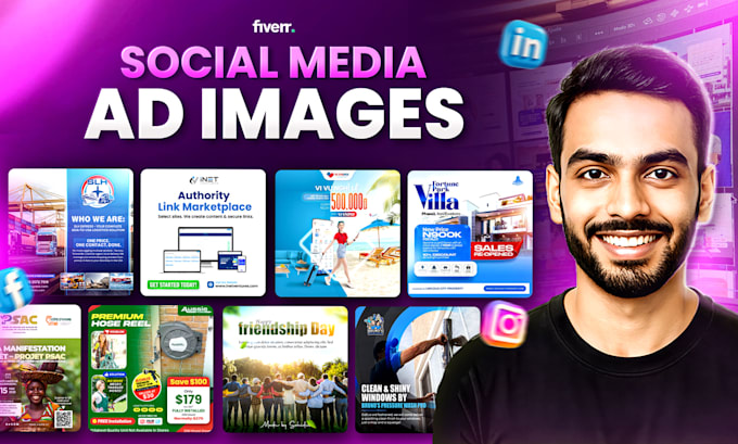 design social media ads and posts for any platform