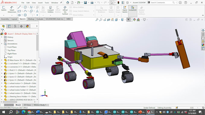 Create 3d cad models and 2d drawings in solidworks by Geargenius | Fiverr