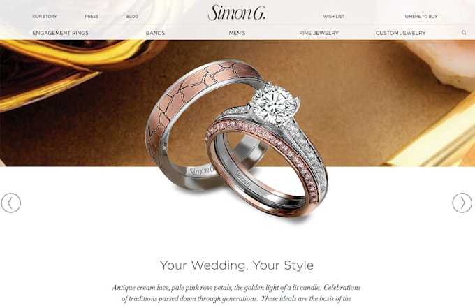 Design shopify jewelry website luxury shopify store jewelry store