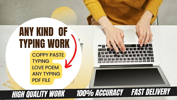 Do a fast typing job, retype scanned documents, your typist by Afrar_01 ...