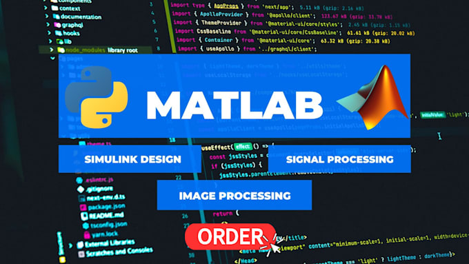 do matlab programming and design simulink models for you