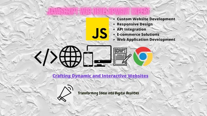 craft dynamic web solutions in javascript