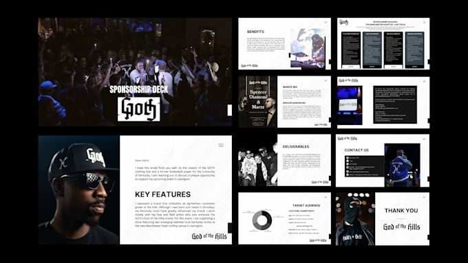 design business sponsorship deck, sponsorship powerpoint presentation