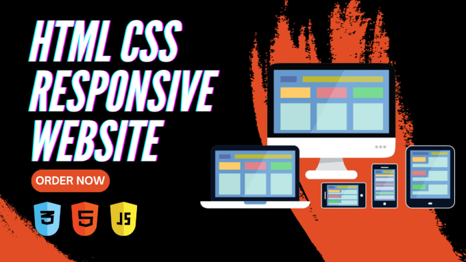 Design html css bootstrap responsive web page by Atikulislam015 | Fiverr