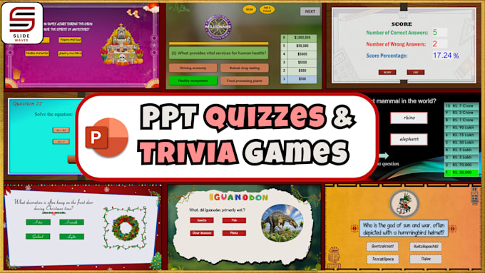 make quiz and interactive games on powerpoint slides