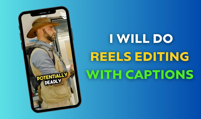 edit reels and tiktok with engaging captions