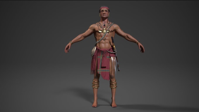 créer une modélisation de personnages 3D pour le jeu et l'animation