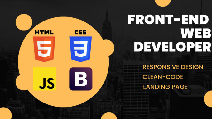 Use html, css, js and bootstrap to develop front end website by ...