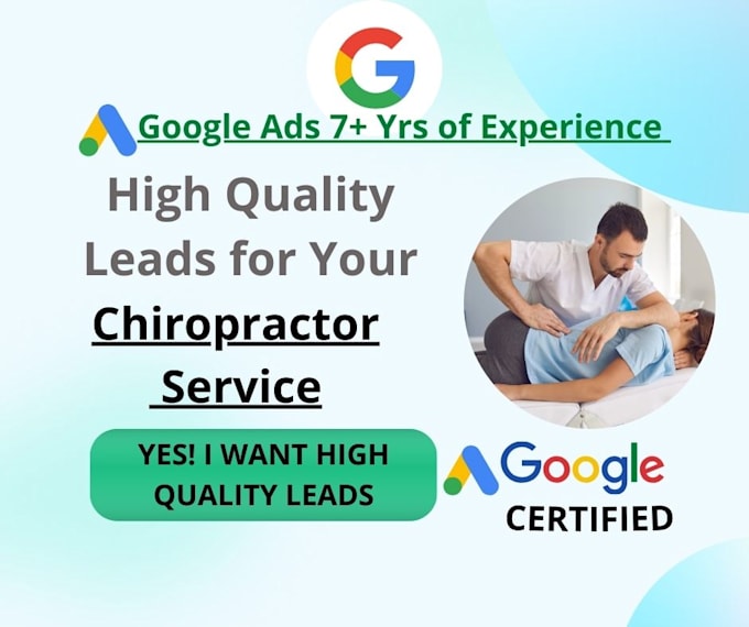 generate leads for chiropractor using google ads