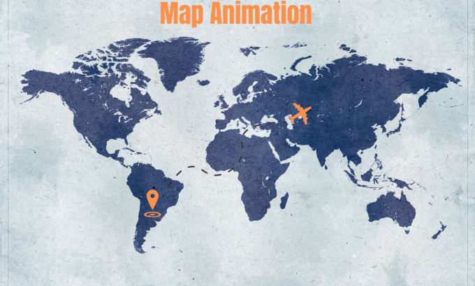 Create Map Animation Video 