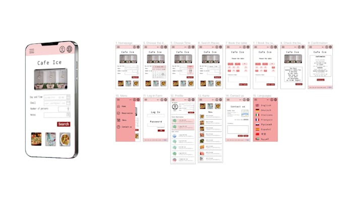 design your app, landing page or website