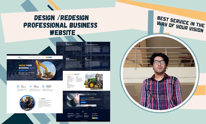 design corporate, business wordpress website for you