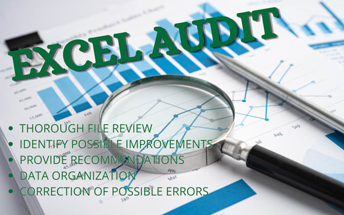review and audit your excel file to improve its performance