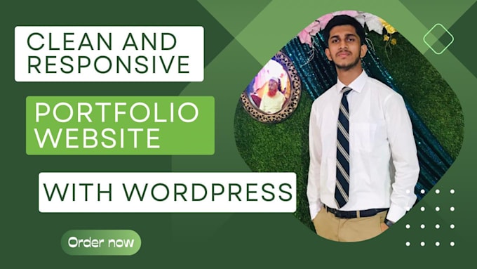 create a responsive portfolio website with wordpress
