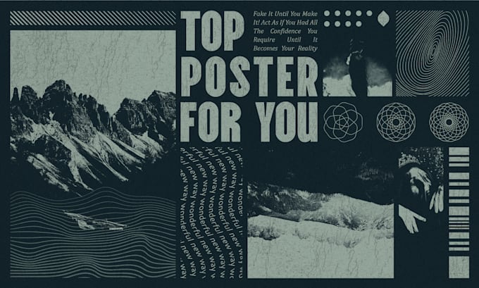 create poster, cover, flyer, aesthetic, brutalism
