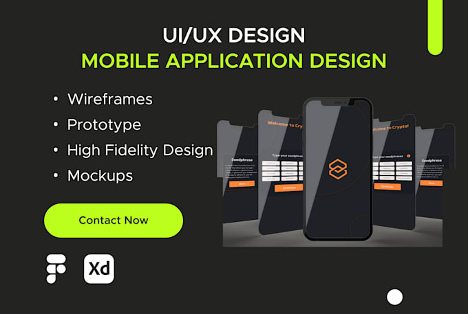 Do responsive ui ux design for your mobile app by Aamna_ | Fiverr