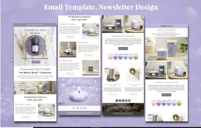 Create klaviyo email newsletter template design by Manzoorali5545 Fiverr
