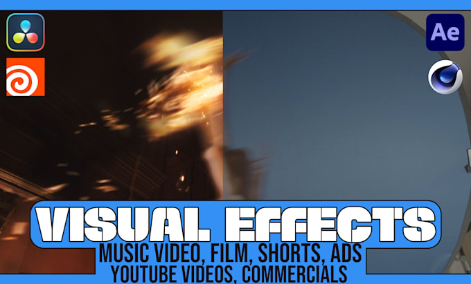 be your vfx artist, cgi artist and 3d video maker