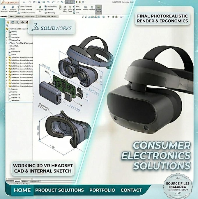 Do 3d cad modeling, product design, and 2d drawings in solidworks by ...