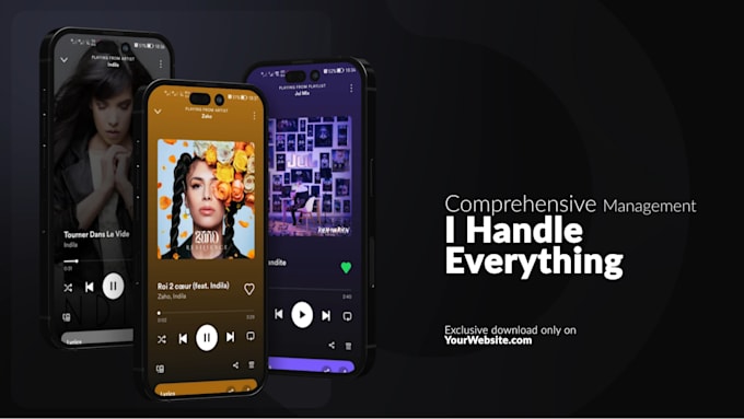 create a professionnal mobile app promo video