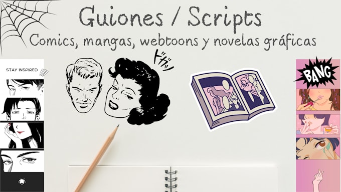 write a script for your comic, manga or webtoon, nsfw too