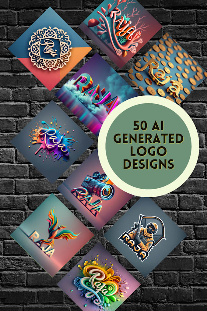 Create 50 Unique Ai Generated Logo Designs By Raja399 Fiverr Create 50 unique ai generated logo designs by raja399 fiverr