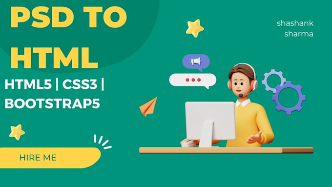 Develop website and landing page html5 css3 bootstrap5 by Shashank8575 ...