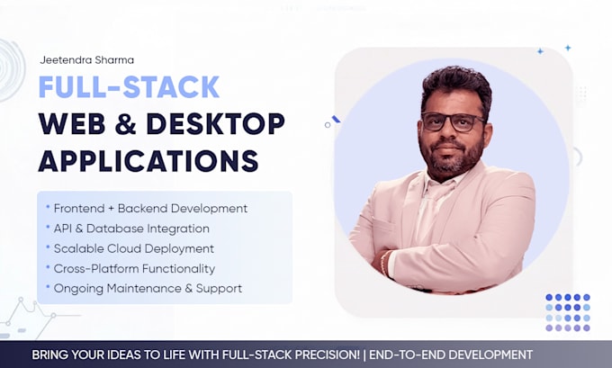 build your custom full stack web or desktop application