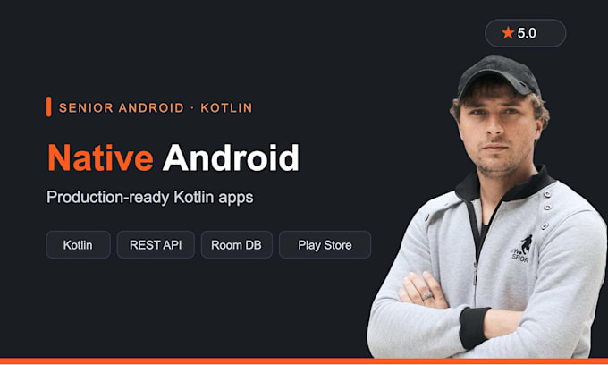 develop a production ready native android app in kotlin