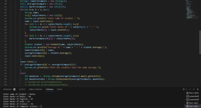 Create console application or gui in java by Muteeur_rehman | Fiverr
